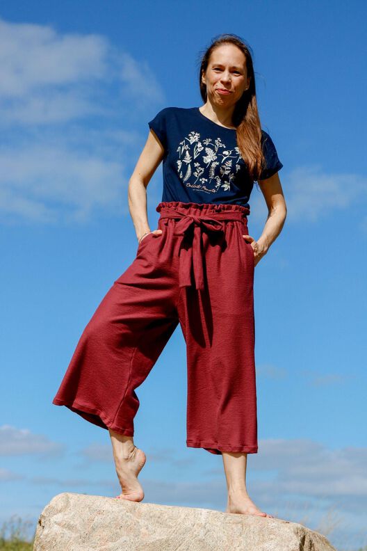 Culotte Lola, Hose im Hosenrock-Stil Schnittmuster image number 9