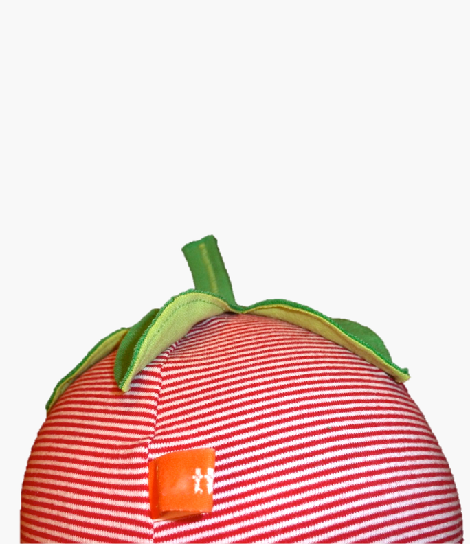Erdbeermütze | Mütze mit Erdbeerblatt | Gr. 41 – 60 cm image number 2