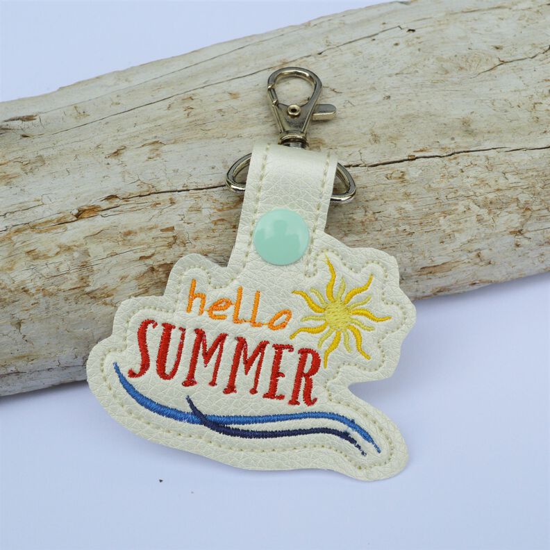 Stickdatei Sommer Anhänger hello summer image number 2