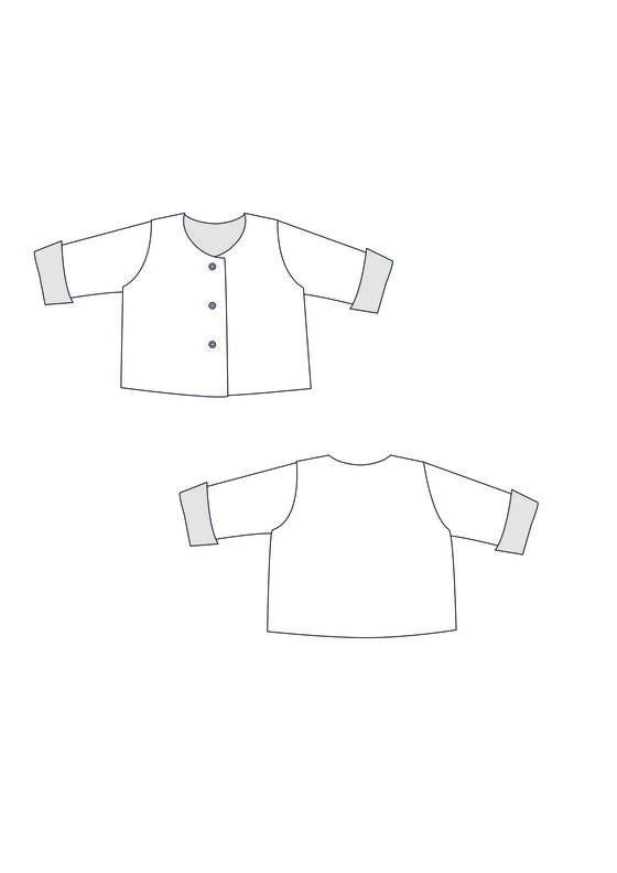 FLAVIO Baby und Kinder Wende Jacke mit Druckknöpfen image number 5