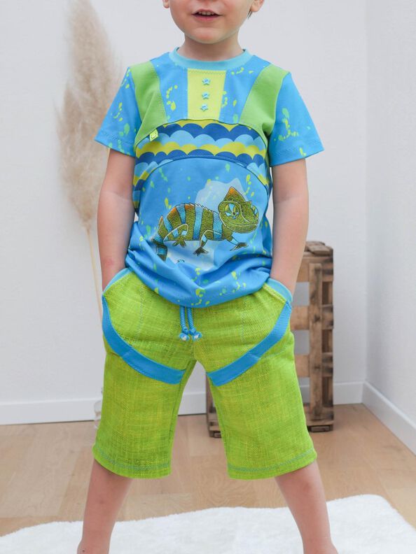 El Verano T-Shirt & kurze Hose für Kinder Gr. 80 - 158 image number 8