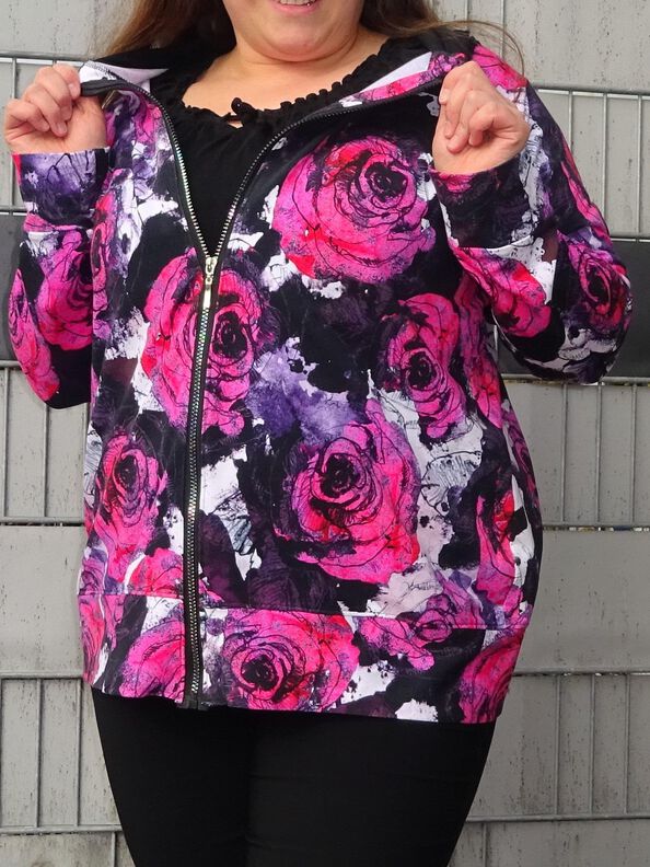 Sweatjacke Pia für Damen Gr. 36 - 52 image number 6