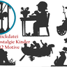 Nostalgie Kinder Silhouette Stickdatei Vol.2 thumbnail number 1