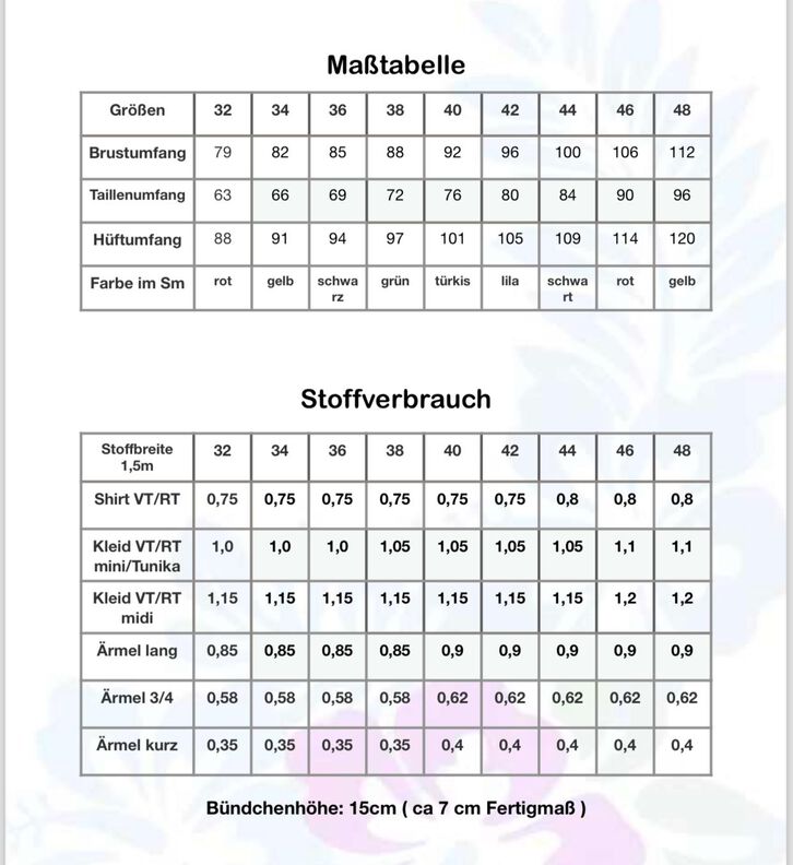 Shirt/ Kleid Punawai, Pdf und Schnittmuster Gr. 32-48 image number 8