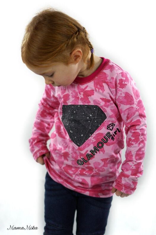 Diamond SHIRT Gr. 86 - 164 Diamant Schnittmuster image number 2