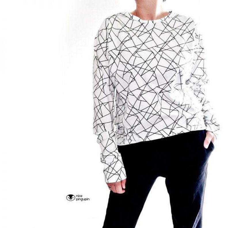 Fledermausshirt "DORO" Nähanleitung und Schnitt Gr. 158–46 image number 3