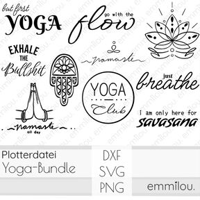 Plotterdatei YOGA-Bundle
