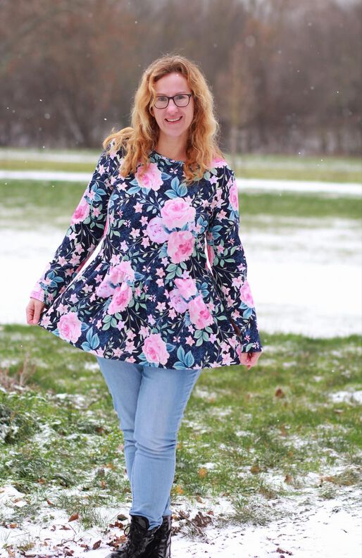 Flouncy Hoodie Damen BEAMER Version Gr. 32 - 54 image number 6