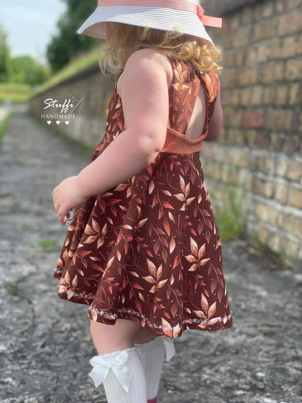 E-Book Drehkleid Rückenfrei Größen 68 - 98 image number 4