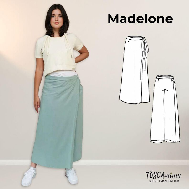 Schnittmuster Wickelhose Madelone | Culottehose | Leinenhose image number 1