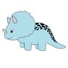 Trixi Triceratops Dino Plotterdatei DXF SVG thumbnail number 2