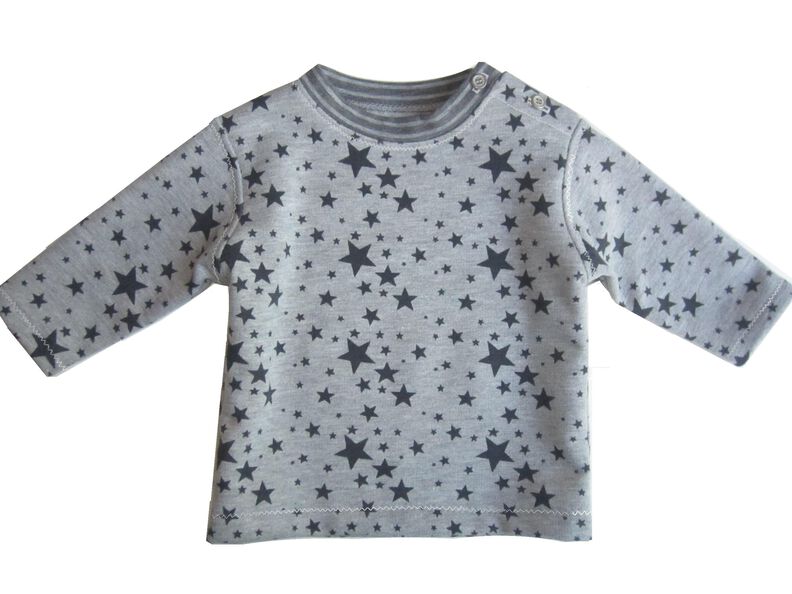Nähanleitung + Schnitt Baby Sweatshirt mit Verschluss  image number 3