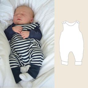 "Classic Strampler" Baby / Schnittmuster und Nähanleitung