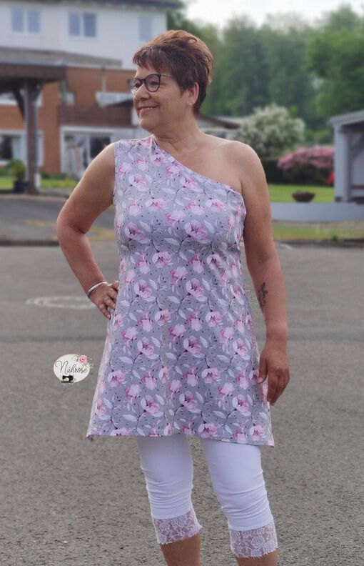 Offshoulder Kleid Spalina 34 - 52 FunkelRosa image number 6