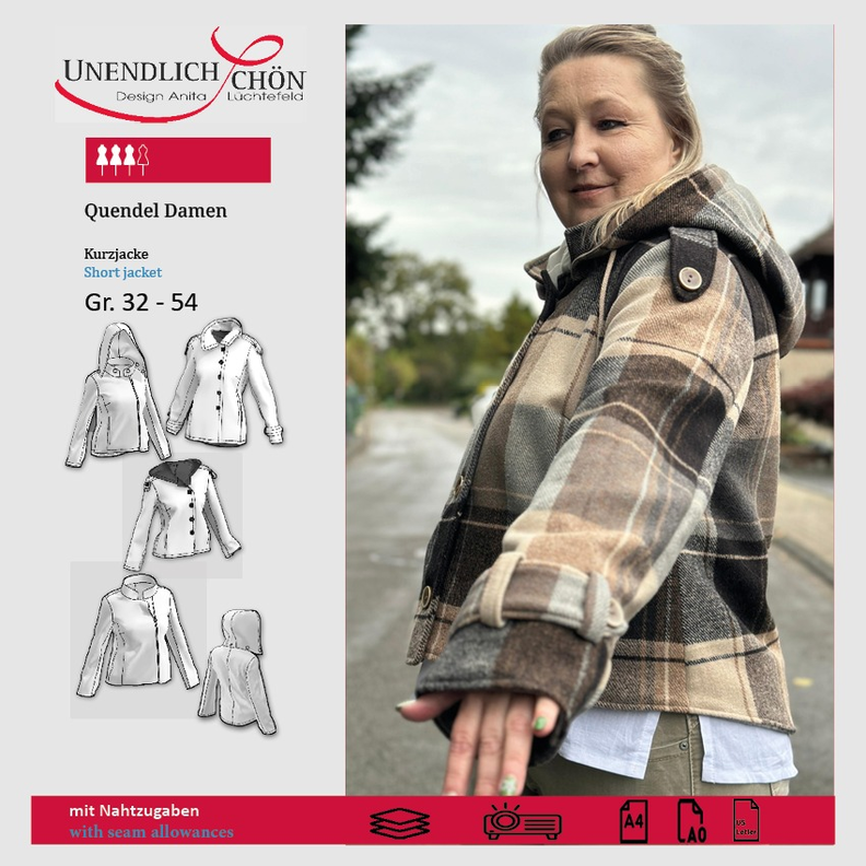 Quendel Damen Kurzjacke www.anita-luechtefeld.de image number 1