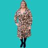 Kleid Jerseykleid Wickeloptik Ausschnitt SIHIR ♥ Gr. XS-XXL thumbnail number 3
