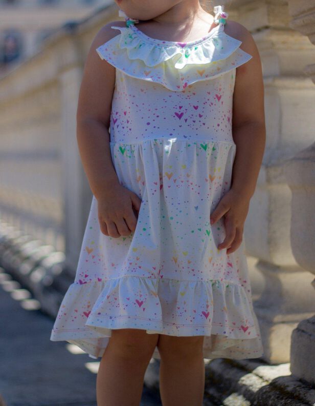 *Girls Ruffle Dress* Kleid GR. 74 BIS 158 Sommerkleid Boho image number 7