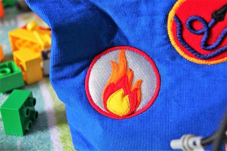 Flinke Feuerwehr &ndash; Appliziervorlage mit Applizierschule image number 4