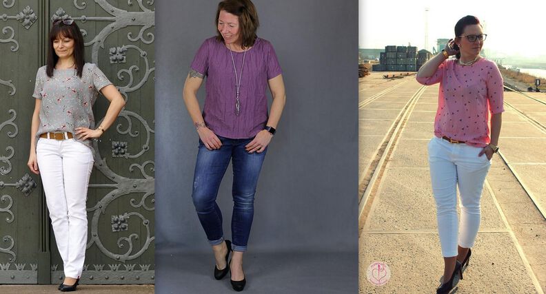 Bluse CLARIELLA Gr. XS-XL Ebook Schnittmuster image number 3
