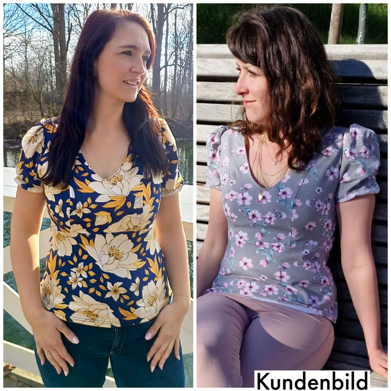 Bluse #Leonie Nähanleitung und Schnittmuster (XS-XL) image number 7