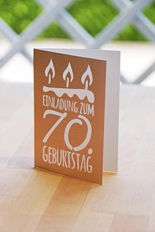 Plotterdatei Karte Einladung zum Geburtstag Rund image number 3