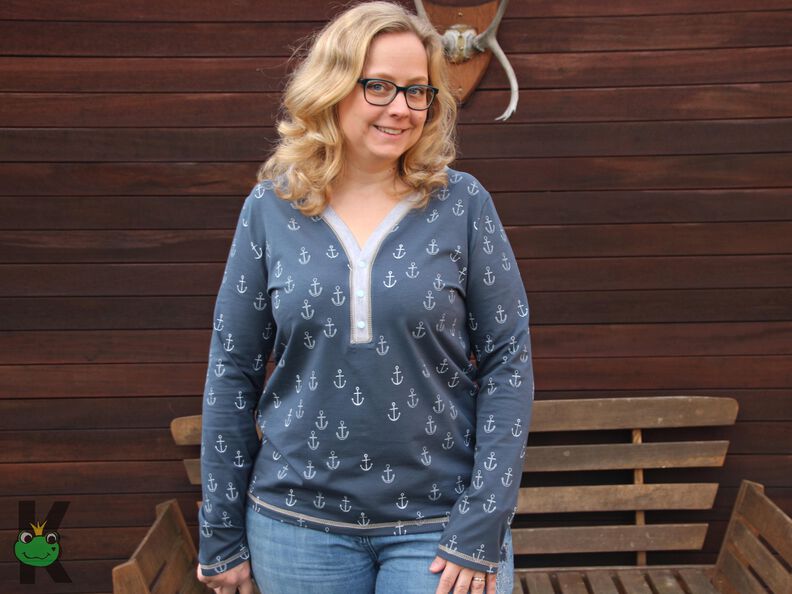 Ebook/Schnittmuster lillesol women No53 Shirt Knopfleiste image number 4