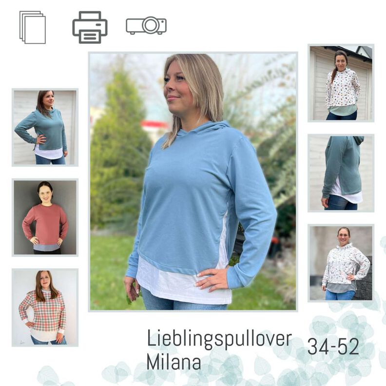 Lieblingspullover Milana Größe 34-52 mit Ebenen image number 1