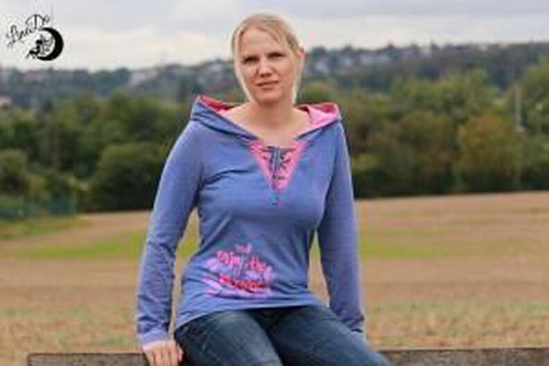 Kapuzen - Hoodie "Bjelle" Gr. 32-50 image number 7