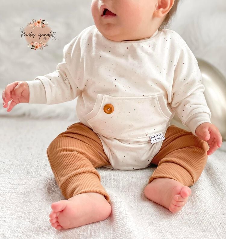 #LoosefitHood Baby #LoosefitRomper 44-86 image number 7