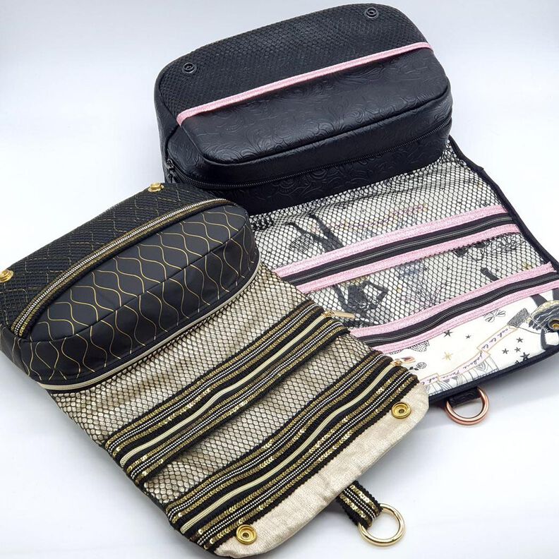 Kosmetiktasche Traveling + Mini Set - Schnittmuster image number 5