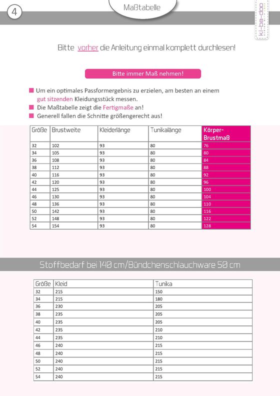 Ebook Bluse/Tunika Nola Gr.32-54 - PDF Datei in DIN A4 image number 2