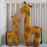 Kuschel-Giraffe,  Giraffe mit Kind aus Frottee thumbnail number 5