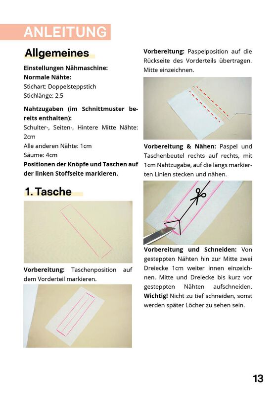 Schnittmuster nach Maß für einen Trenchcoat image number 8