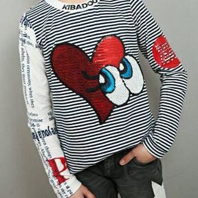 Ebook/Nähanleitung Shirt Seike Mädchen Gr. 80-164 Ebook/Nähanleitung Shirt Seike Mädchen Gr. 80-164