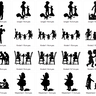 Nostalgie Kinder Silhouette Stickdatei Vol.1 thumbnail number 2