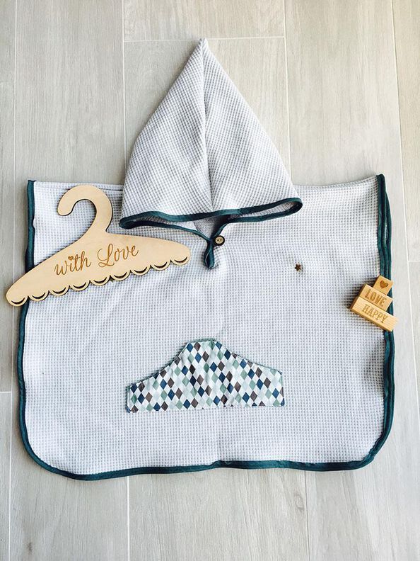 Poncho/Badeponcho "Franzi", Gr. 62-104 image number 4