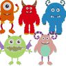 Stickdatei Monster gefüllt thumbnail number 1