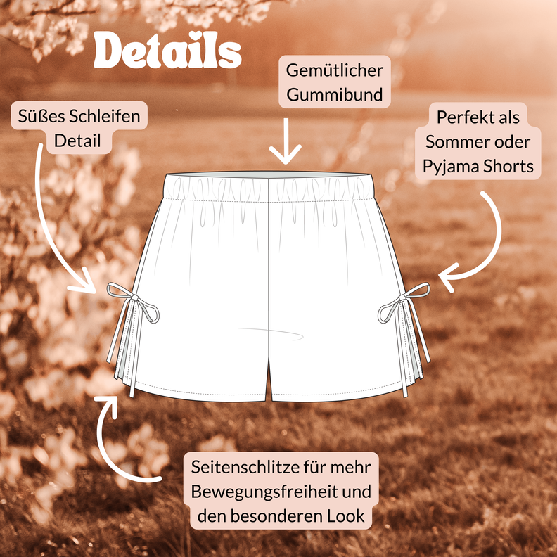 Shorts mit Schleifen | Pyjama Shorts | Boxer Shorts image number 3