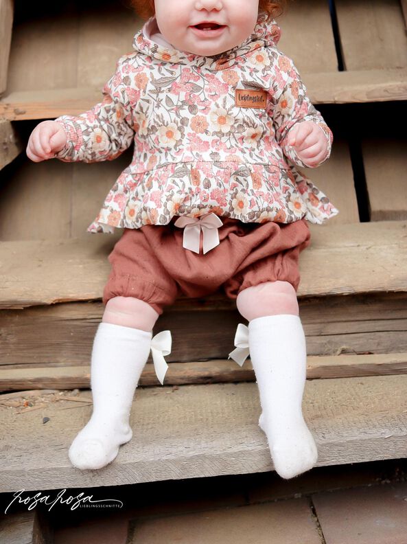 Hoodie #FloweryCrop 74-164 A4/A0/Beamer image number 2