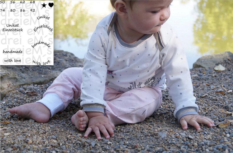 Newborn-Set LOU Hose+Shirt Gr. 50-92 icl. gratis Plottdatei image number 10