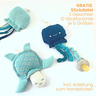 3 Baby Greiflinge, Gratis Stickdatei + Handsticken  thumbnail number 7