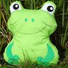 Frosch Kissen nähen 3 Gr. Schnittmuster Beamer  thumbnail number 1
