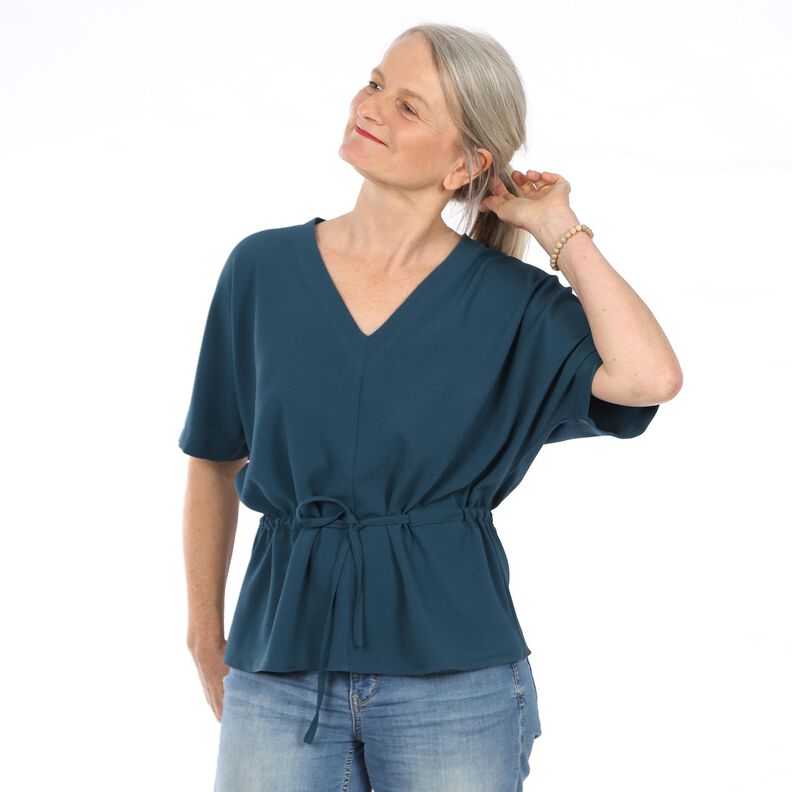 FRAU YUUKA - Bluse mit Gürtelbändchen XS-XXL image number 8