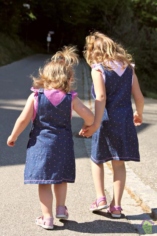 Latzkleid LUNA für Jeans & Cord Gr. 80 - 128 image number 2