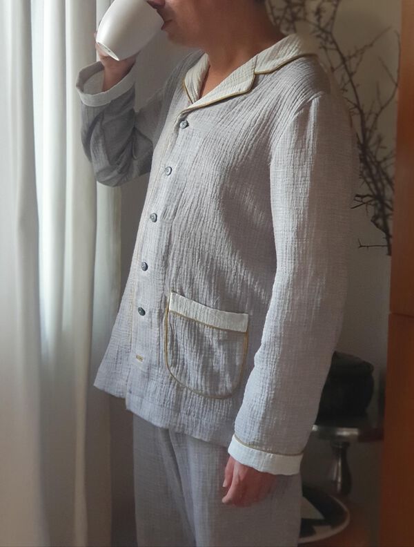 Pyjama Schlummerchen für ihn Männer Gr.44-58 image number 5