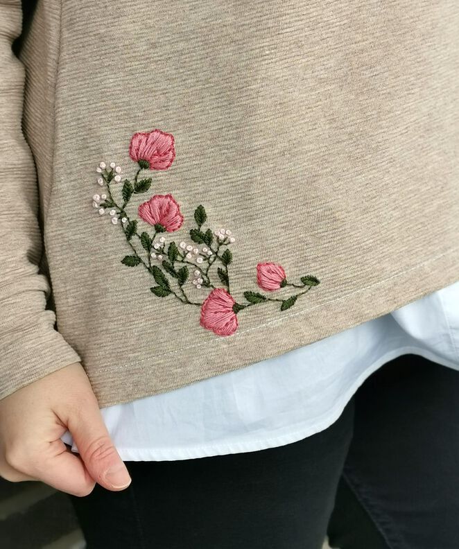 Stickmuster "Flowers in the Moon"  image number 3