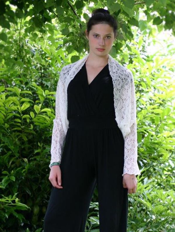 Bolero / Jacke "Sophie", Schnittmuster  Gr. 158-46 image number 8