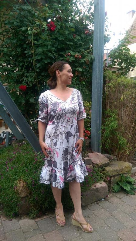 Kleid PETITE MASSIMA Gr. 34-48 PDF-Schnitt A4, A0, Anleitung image number 5
