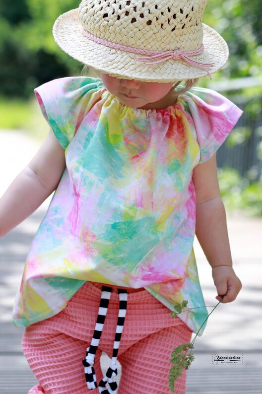 Sommer Bluse - Gr. 68 - 164 Nähanleitung und Schnittmuster image number 10