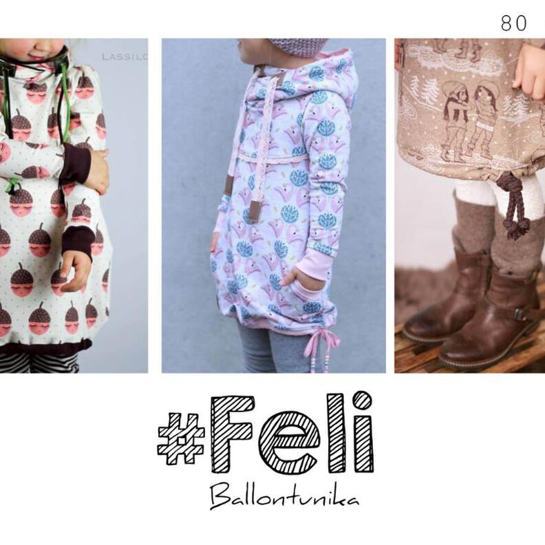 Feli 2.0 ♥ Ballontunika Gr 80 - 164 inkl. A4/ A0/ Beamer image number 1